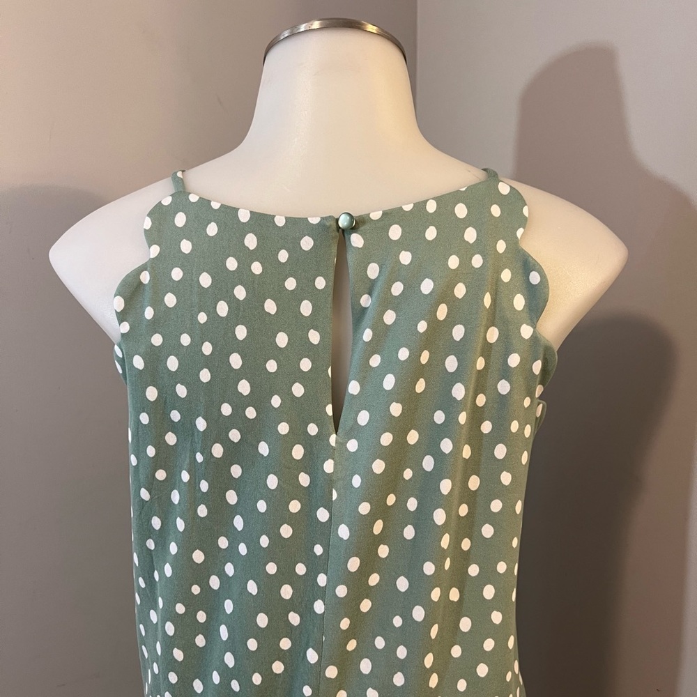 BCX Green Halter Sundress Sleeveless Mini - Picture 9 of 15